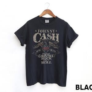 Johnny Cash Graphic T Shirt Country Music Icon Fan Gift Shirt Unisex Tee 159